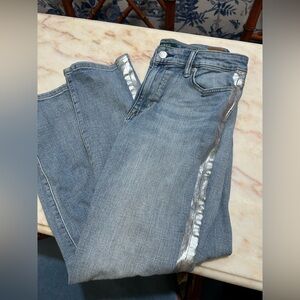 Lauren Ralph Lauren Denim Jeans with Metallic Accents